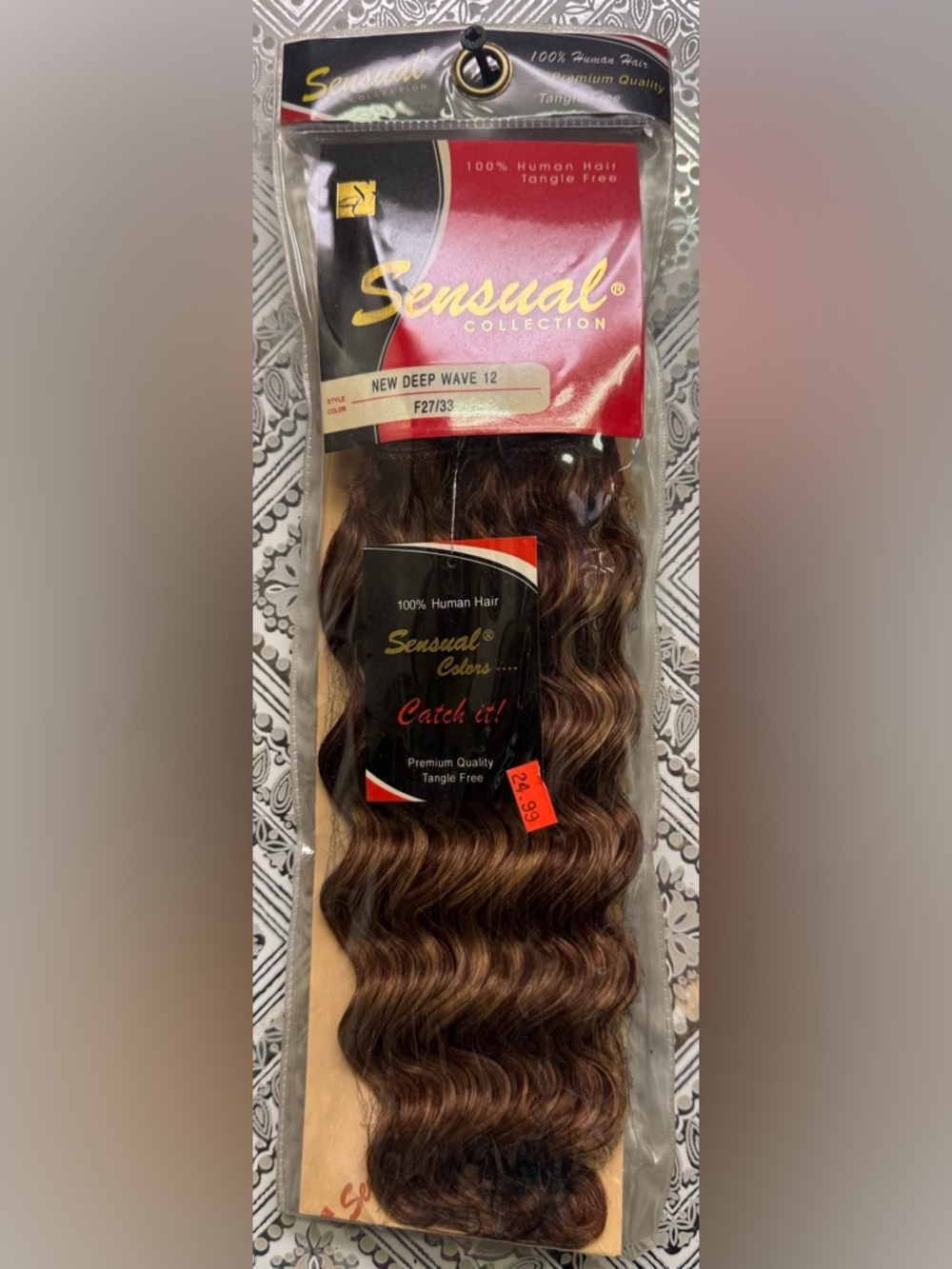 Sensual collection 100% human hair new deep wave